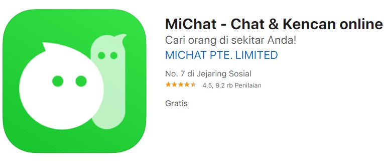 Aplikasi MiChat (Chat dan Kencan Online)