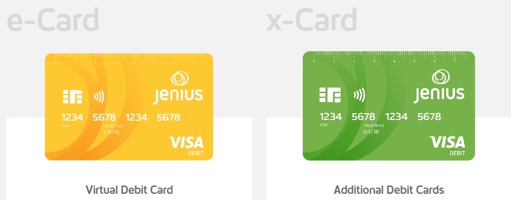 E-card dan X-card Jenius