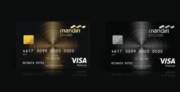 Kartu ATM Bank Mandiri Private dan Prioritas